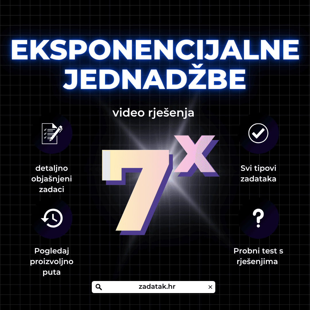 EKSPONENCIJALNE JEDNADŽBE Eksponencijalne jednadžbe