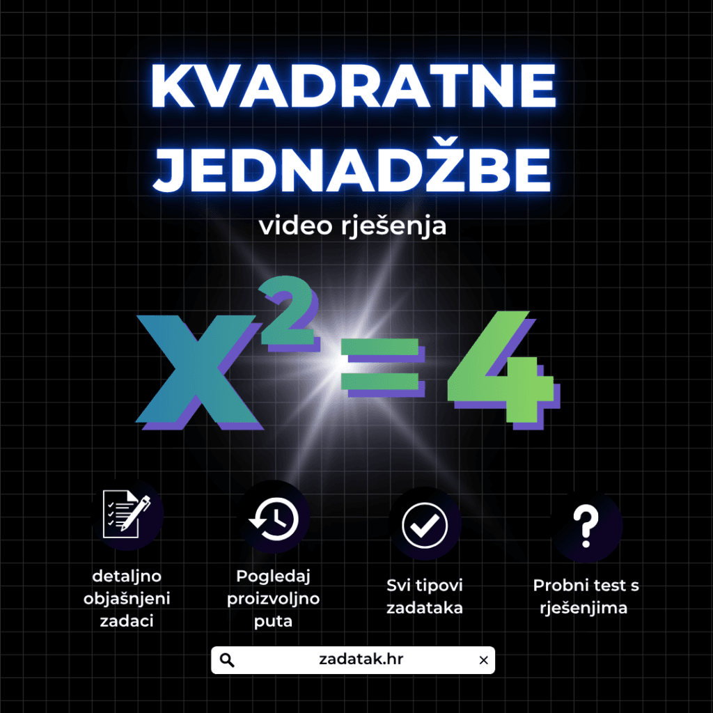 Kvadratna jednadžba