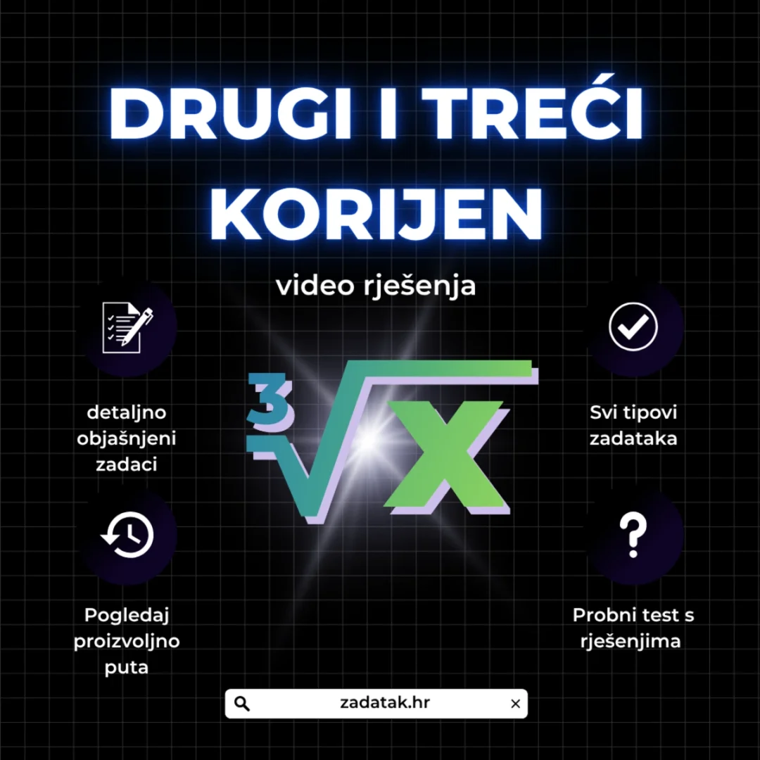 korijen Drugi i treći korijen