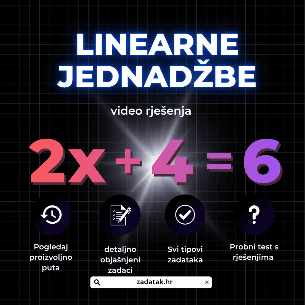 Linearne jednadžbe