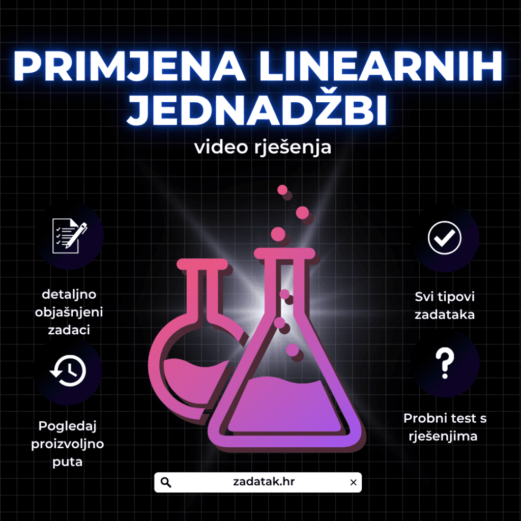 Primjena linearnih jednadžbi